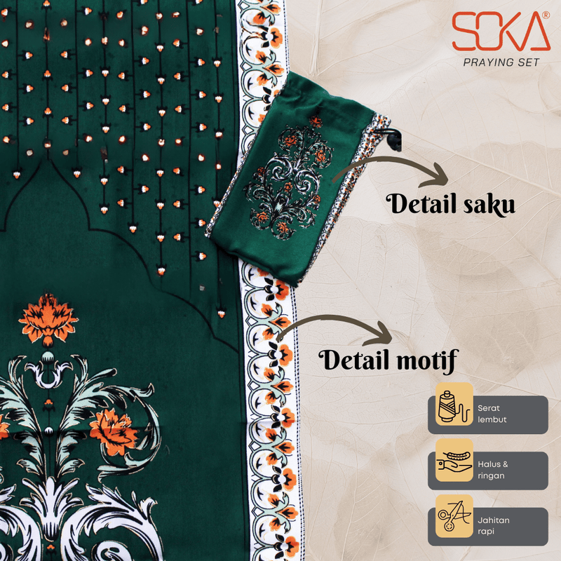 SOKA - Sajadah Pocket Turki Turkey | Sajadah Travel | Sajadah Souvenir Bahan Premium - Fashion Muslim