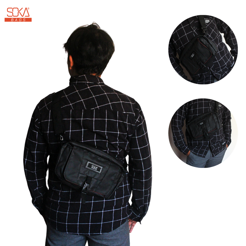 SOKA – Tas Selempang Pria | Slingbag Adika - Bahan Waterproof