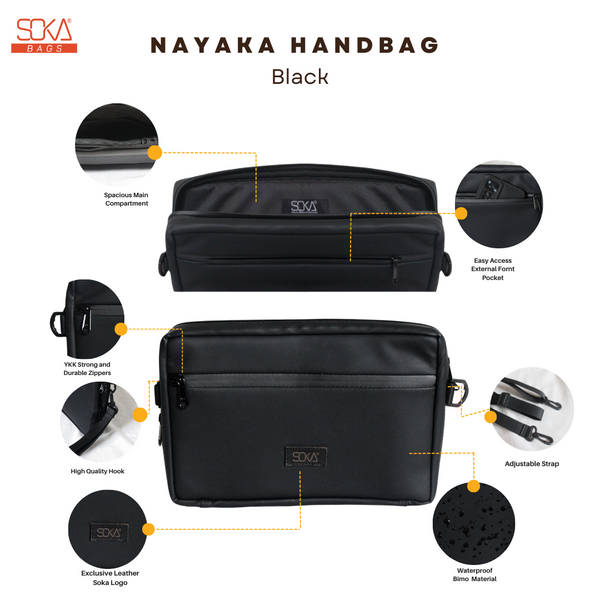 SOKA – Tas Selempang Pria | Handbag Nayaka - Bahan Waterproof