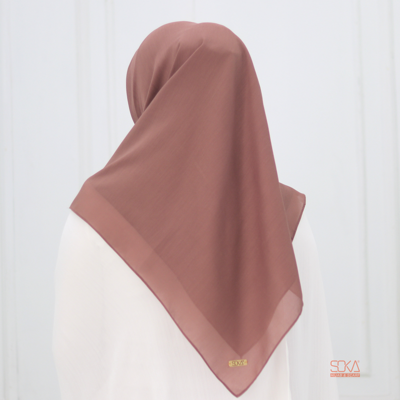 Hijab Segi Empat Paris Premium Mocca - Fashion Muslim