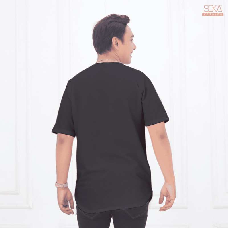 Koko Kurta Dewasa Hazan | Baju Koko Kurta Lengan Pendek Black – Fashion Muslim Pria