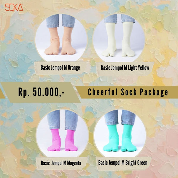 SOKA - Paket Kaos Kaki Cheerful - Fashion Muslim