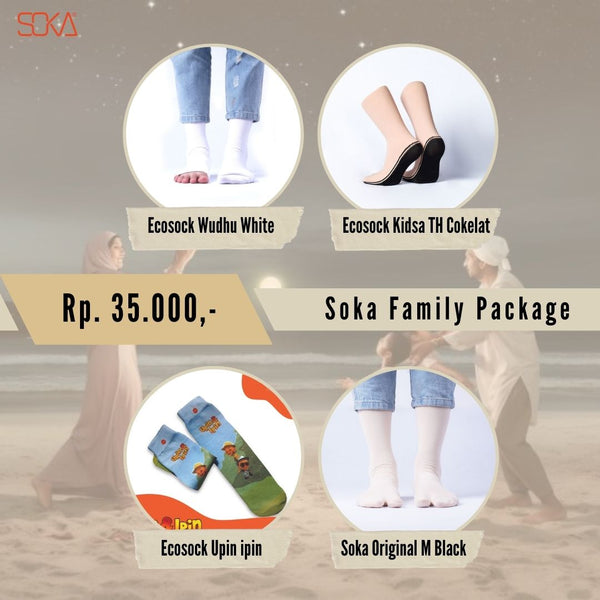 SOKA - Paket Kaos Kaki Family - Fashion Muslim