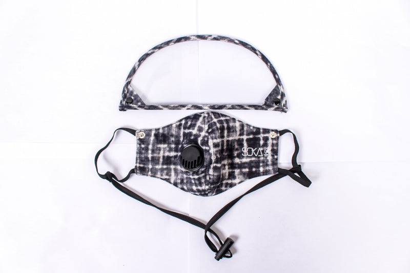 Masker faceshield Airflow - Motif