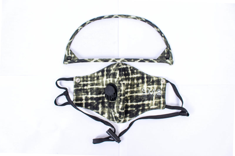 Masker faceshield Airflow - Motif