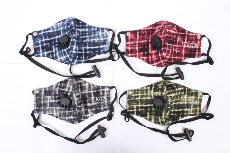 Masker faceshield Airflow - Motif