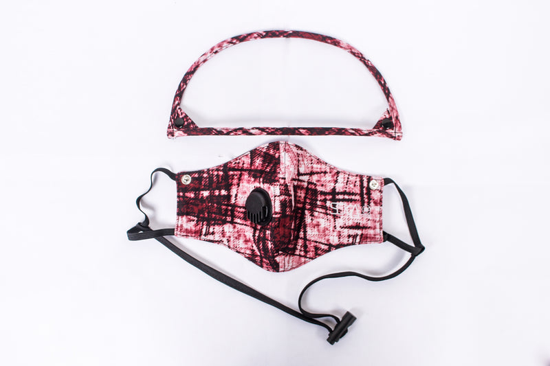 Masker faceshield Airflow - Motif