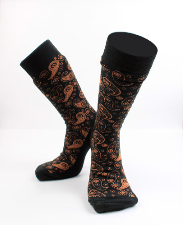 SOKA - Kaos Kaki Pria Motif - Mensock Batik Paisley