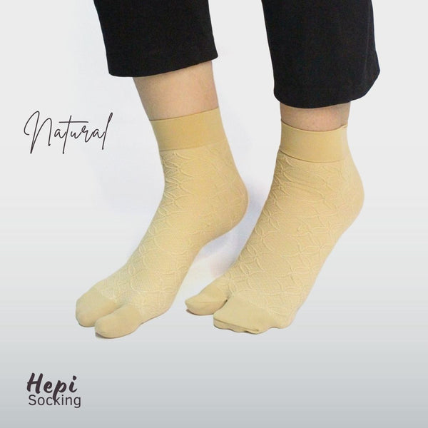 SOKA - Paket ISI 3 psg Kaos Kaki Socking 2 Natural 1 Warna - Fashion Muslim