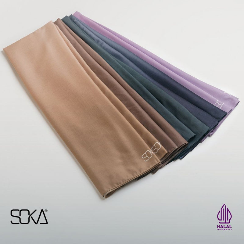 SOKA - Kerudung/Hijab Segi Empat Gradasi- Fashion Muslim 1