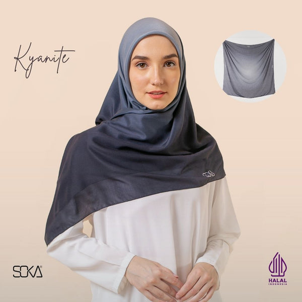 SOKA - Kerudung/Hijab Segi Empat Gradasi- Fashion Muslim 1