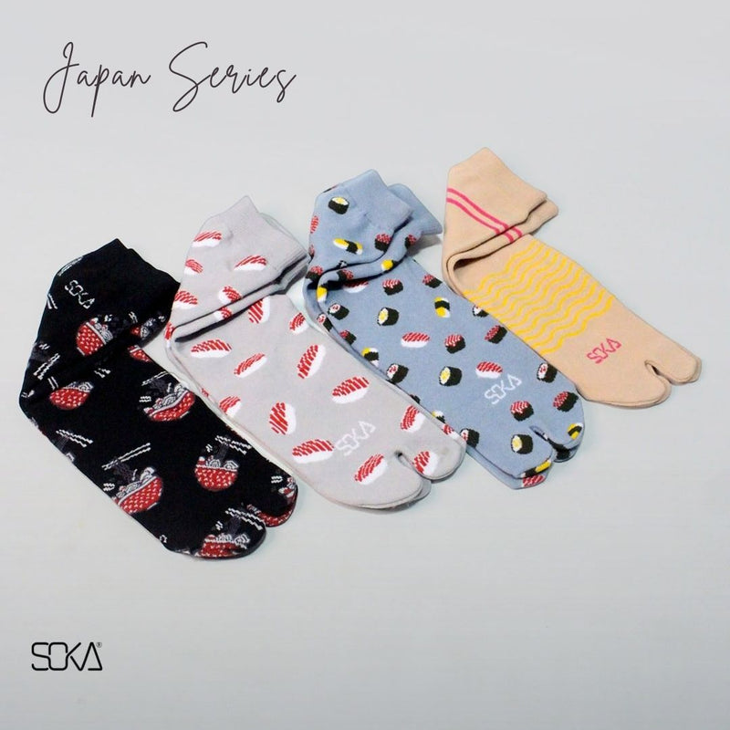 SOKA - Kaos Kaki Motif Japan Series 1 - Aksesoris Fashion